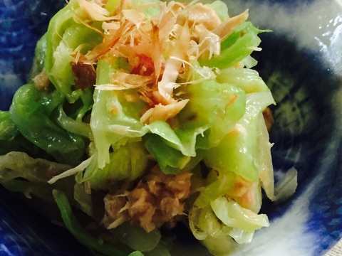 かつお節香る☆キャベツとツナの和風サラダ